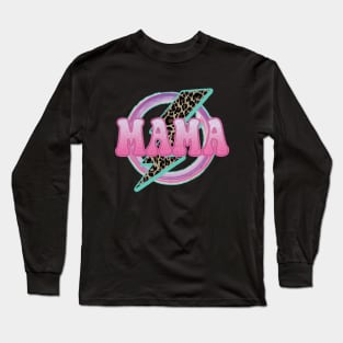 Mama Lightning strike Long Sleeve T-Shirt